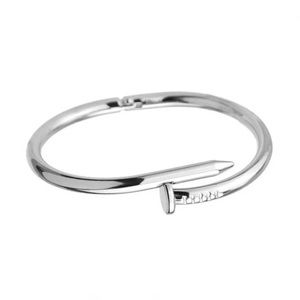 3/$30 Silver Cuff Nail Bracelet
